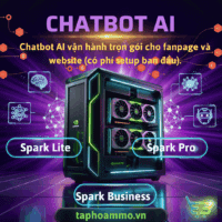 Giải pháp AI & Tự động hóa-  – Chatbot AI Vận Hành Trọn Gói Cho Fanpage& Websize